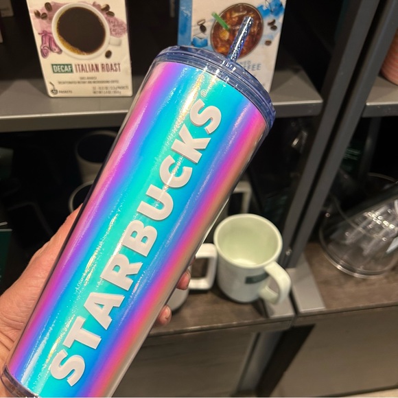 Starbucks Chromatic Iridescent Dome Tumbler Cold Cup 24oz Summer 2023 Release - Picture 6 of 16